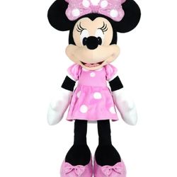 Jumbo 25-inch Plush Minnie Mouse, Officially Licensed Kids Toys for Ages 2 Up, Gifts and Presents