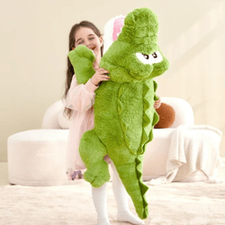 Giant Crocodile Stuffed Animal Plush Toy,Large Jumbo Alligator 30" Green Huge Cute Soft Toys,Crocodile