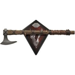 handmade ragnar viking axe with leather sheath , thewizcrafts axe "hand-forged viking axe of legend" model 4
