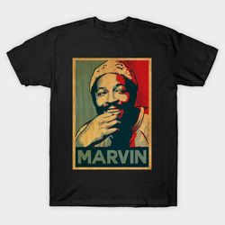 american men marvin gaye tshirt short sleeve black unisex