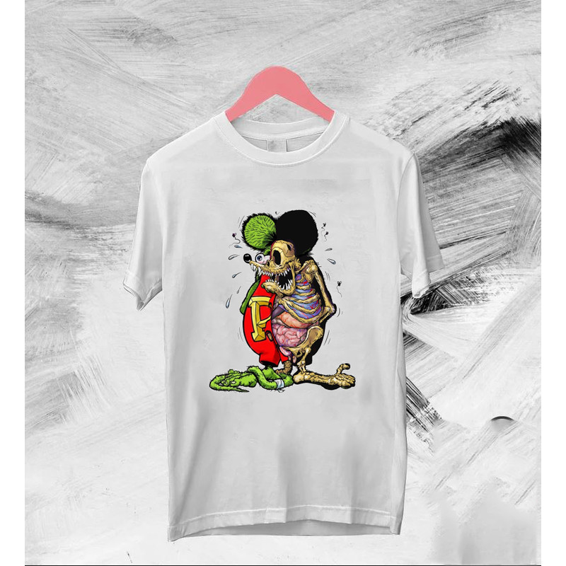 Rare Ed Roth Rat Fink Basic Gift For Fan White S-2345XL Unisex T-shirt.png