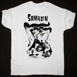 retro samhain final descent shirt short sleeve white men unisex