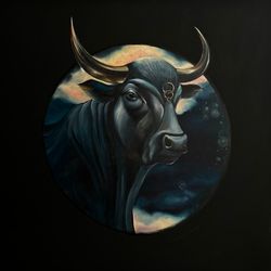 Oil painting Taurus