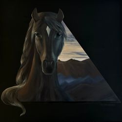 Oil Painting Horse