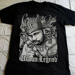 dj screw hip hop short sleeve gift for fan black unisex tshirt