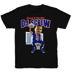 dj screw short sleeve gift for fan black men t-shirt gift for mother day