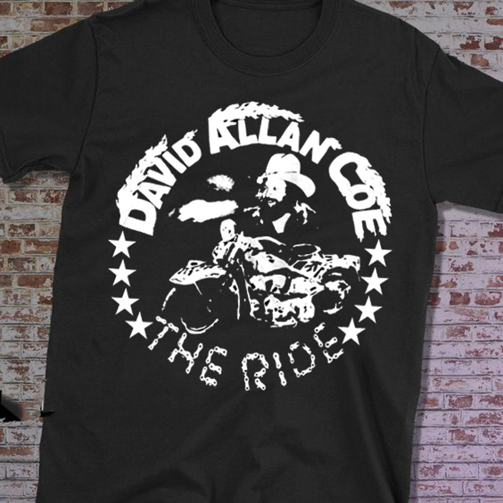David Allan Coe The Ride T-shirt Tee Short Sleeve Men.png