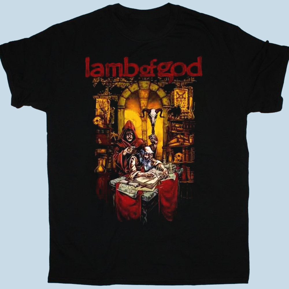 Lamb Of God Divine Influence T-Shirt Short Sleeve Black Cotton S to 2345XL HN101.png