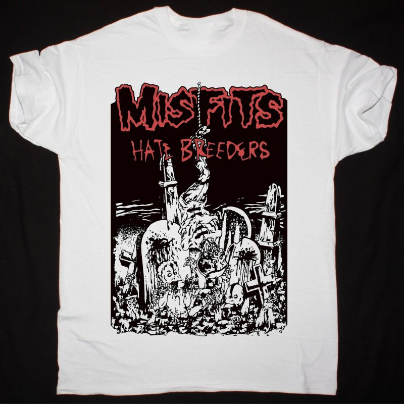 Misfits Band T-Shirt Short Sleeve Cotton White Unisex All Size S to 5XL HN1244.png