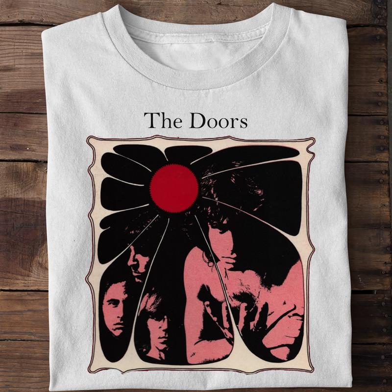 New The Doors Basic Short Sleeve White S-2345XL Unisex T-Shirt TMA635.png