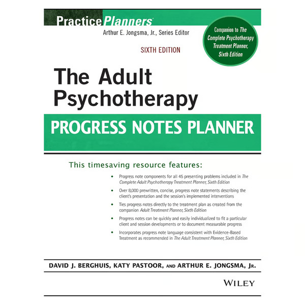Adult Progress Note The Adult Psychotherapy Progress Notes Planner | Inspire Uplift