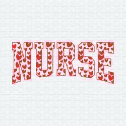 nurse happy valentine day svg