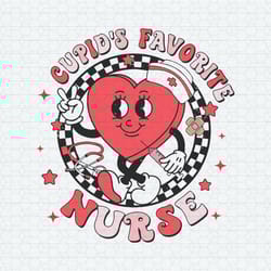 retro cupids favorite nurse svg
