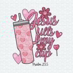 glitter jesus fills my cup obsessive cup disorder png