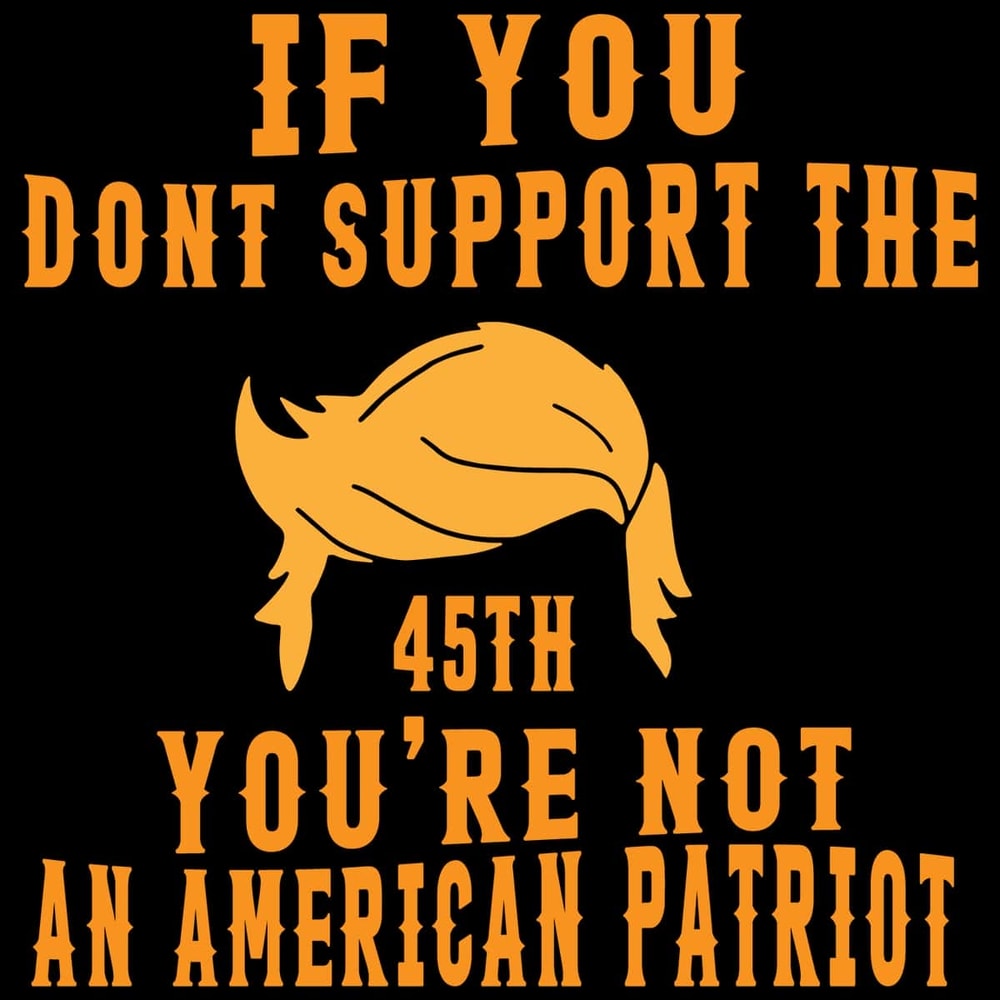If You Dont Support The 45th Youre Not An American Patriot SVG Donald Trump SVG.jpg