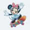 Minnie Skateboarding Disney Character PNG.jpg