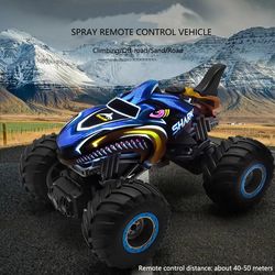 2.4Ghz Remote Control Cars Monster Truck RC Car Electric Trucks Stunt Cars with Light Sound Spray Toys
