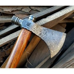 custom handmade stainless steel knives - hand made forged tomahawk axe outdoor hunting axe camping gift items
