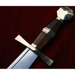 custom handmade d2 tool steel viking sword personalized sword art sword hand croft sword with leather sheath