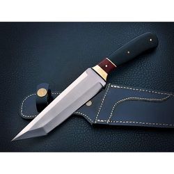 "stainless-steel-knife"hunting-knife-with sheath"fixed-blade-camping-knife, bowie-knife, handmade-knives, gifts-for-men.
