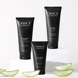 Organic Aloe Skincare Set For Men