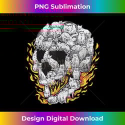 cat skull kitty skeleton halloween costume skull cat - modern sublimation png file
