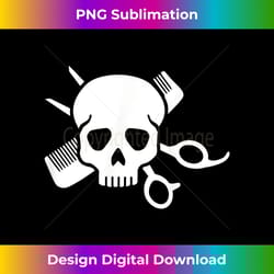 hairdresser skull - premium sublimation digital download