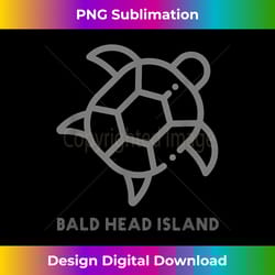 bald head island turtle - decorative sublimation png file
