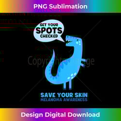 melanoma awareness boys dino check spots 1 - instant png sublimation download