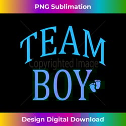 baby shower gender reveal team boy blue - png transparent sublimation file