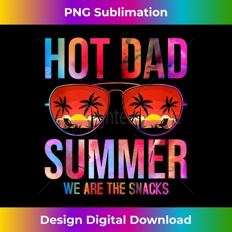 Retro Colors Hot Dad Summer We Are The Snacks Sunglass - Vibrant Sublimation Digital Download - Infuse Everyday with a Celebratory Spirit