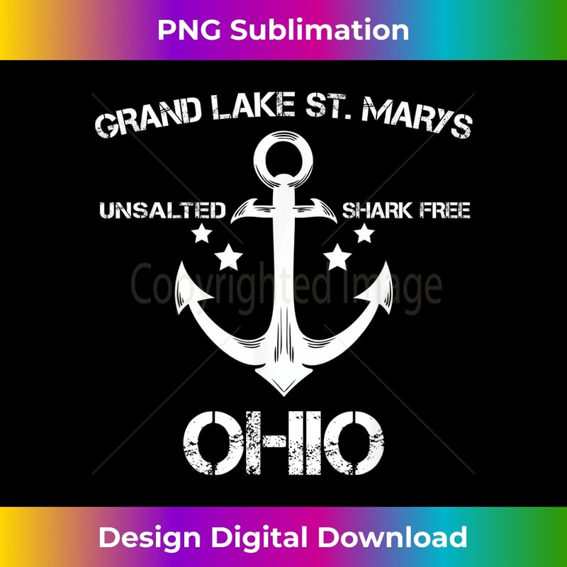 GRAND LAKE ST. MARYS OHIO Funny Fishing Camping Summer - Crafted Sublimation Digital Download - Challenge Creative Boundaries