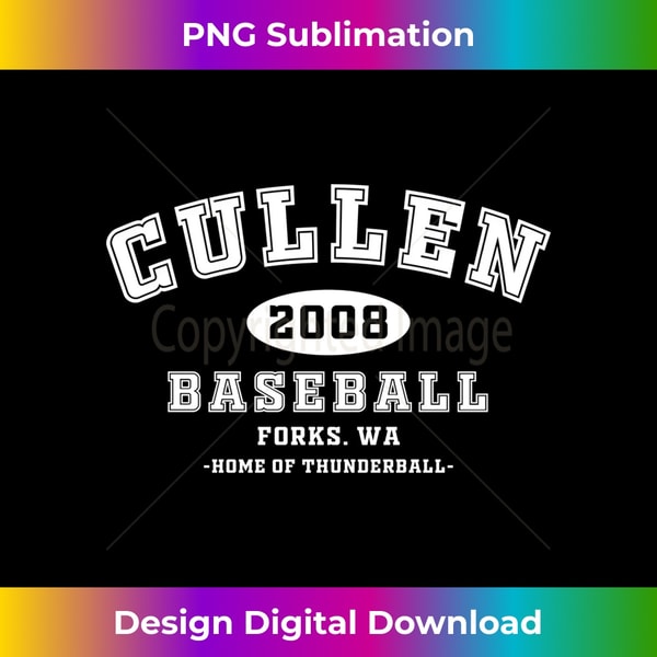 Cullen Baseball, Forks Washington, Home Of Thunderball Long Sleeve - Bohemian Sublimation Digital Download - Infuse Everyday with a Celebratory Spirit