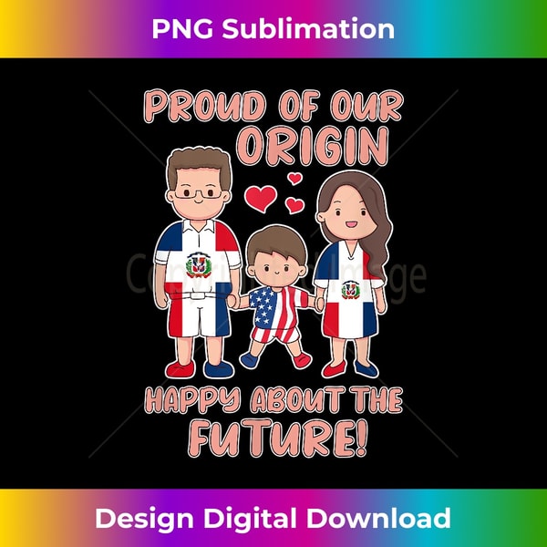 Dominican Republic and the USA. Proud of our origin - Chic Sublimation Digital Download - Enhance Your Art with a Dash of Spice