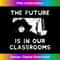 The Future is in our Classrooms Teacher Red For Ed Maryland - Vintage Sublimation PNG Download