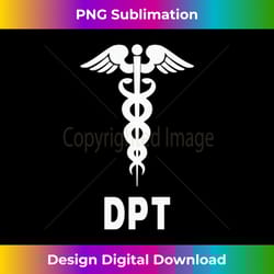 doctor of physical therapy dpt caduceus symbol gifts long sleeve - high-resolution png sublimation file