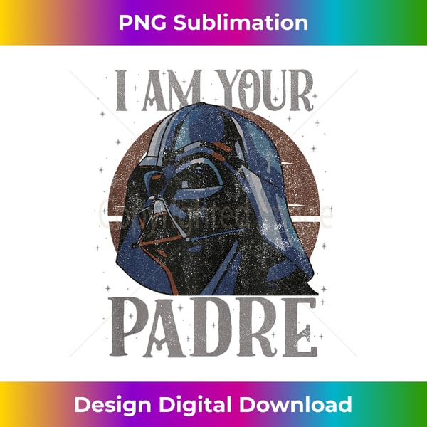 Star Wars Darth Vader I Am Your Padre Fatheru2019s Day Tank Top 2 - Elegant Sublimation PNG Download