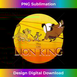 disney the lion king simba timon and pumba sunset tank top - elegant sublimation png download