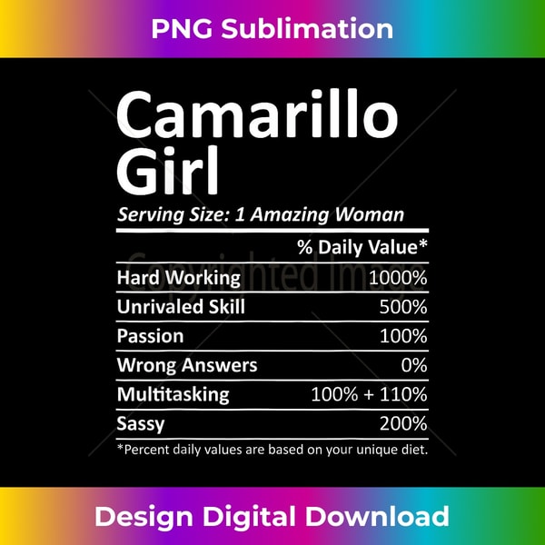 CAMARILLO GIRL CA CALIFORNIA Funny City Home Roots USA Gift - Creative Sublimation PNG Download