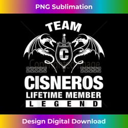 team cisneros lifetime member s 1 - high-resolution png sublimation file