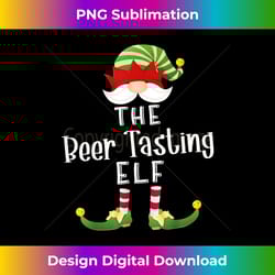 beer tasting elf group christmas funny pajama party - png sublimation digital download