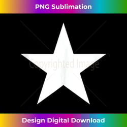 big white star - special edition sublimation png file