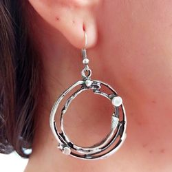 hoop earrings | handmade minimalist jewelry for women - perfect everyday accessory - unique handmade gift 8888880010002