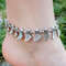 FanShaped Anklet Adjustable Antique Silver Plated Boho Beach Jewelry Statement Gift For Women 8 0