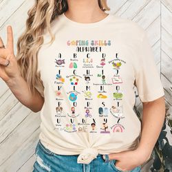 abc coping skills,coping skill alphabet shirt,school counselor shirt,psychologist shirt, school psychologist shirt