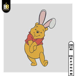 winnie the pooh embroidery design, winnie the pooh embroidery, embroidery