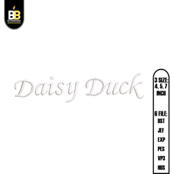 disney embroidery daisy duck,digital embroidery,embroidery files, digital embroidery design