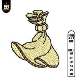 beauty and the beast purse embroidery, embroidery design,digital embroidery,embroidery files