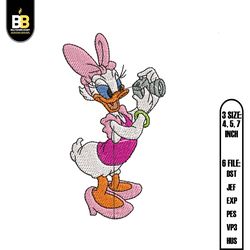 photograghy daisy duck embroidery,digital embroidery,embroidery files, digital embroidery design