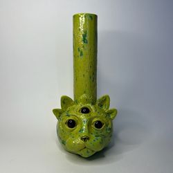 Handmade ceramic bong Cat